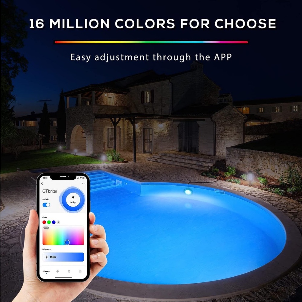 🌈 GT Briter LED Pool Light - Picture 4 of 8